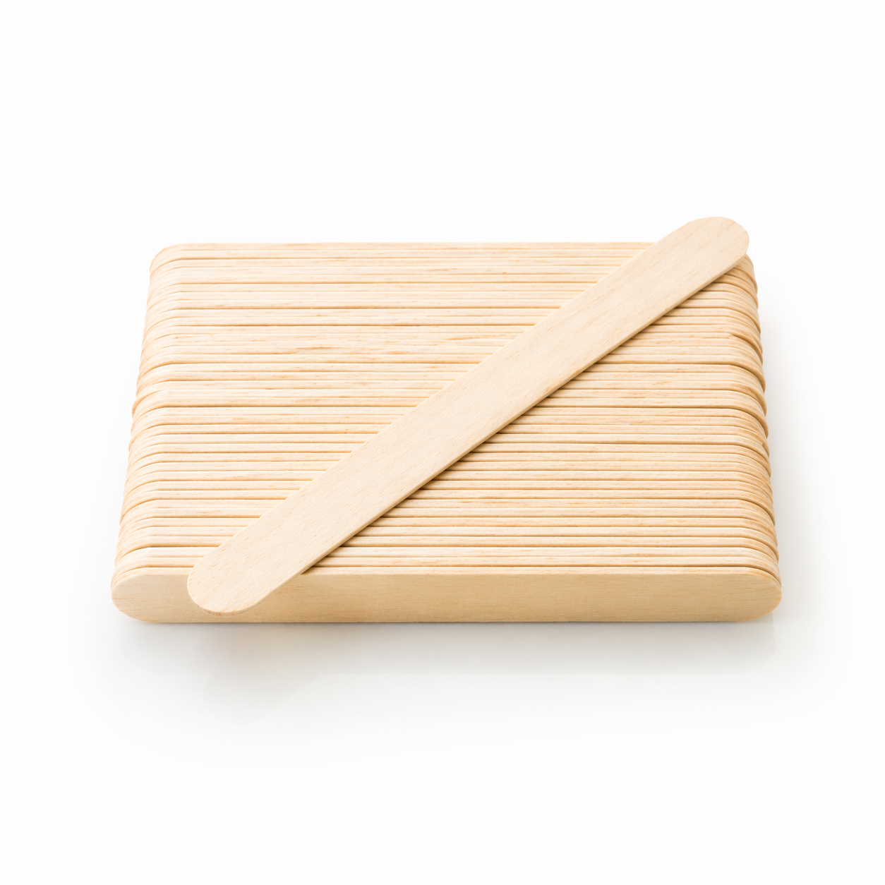 50 Spatole Stendi Cera in Legno per Depilazione Igienica e Professionale