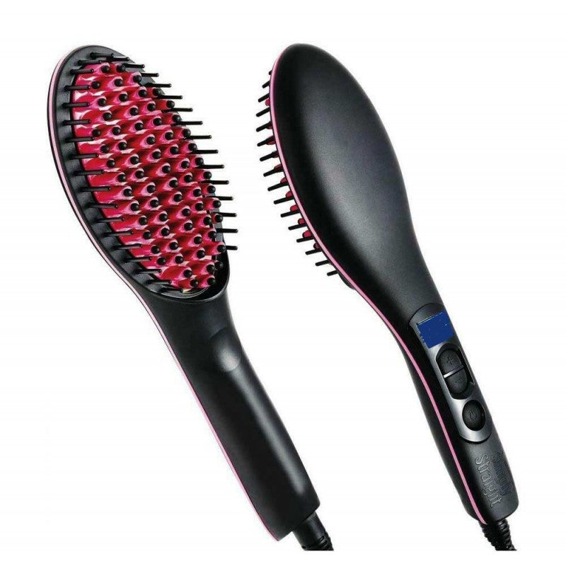 Spazzola Elettrica Lisciante per Capelli con Setole in Ceramica