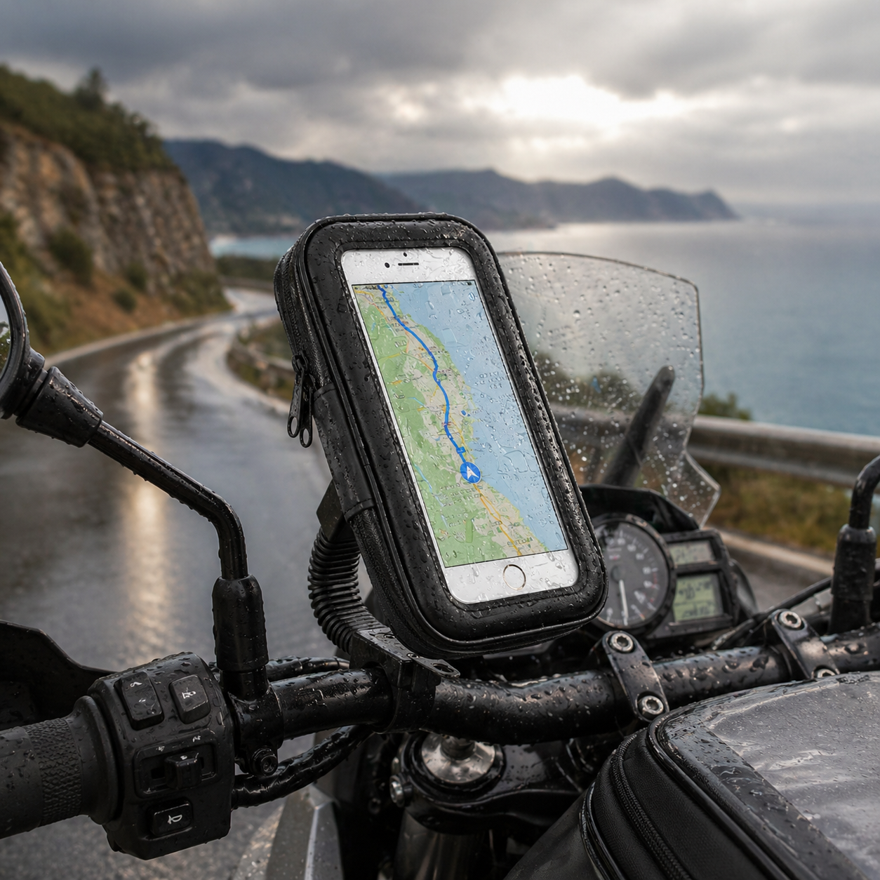 Borsa Porta Telefono per Moto Impermeabile