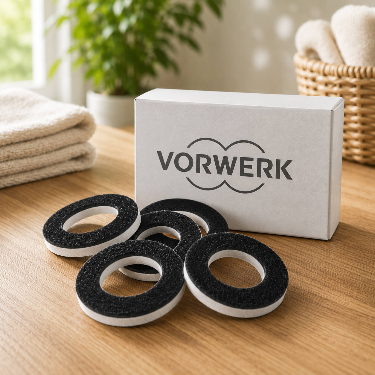 6 Pad per Lucidatrice PL515 Originali Vorwerk
