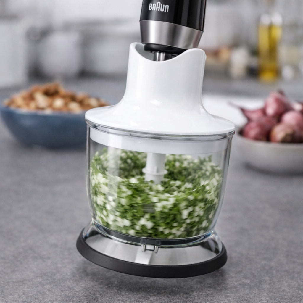 Braun MQ20 Mini Tritatutto - Accessorio per Minipimer, Bianco
