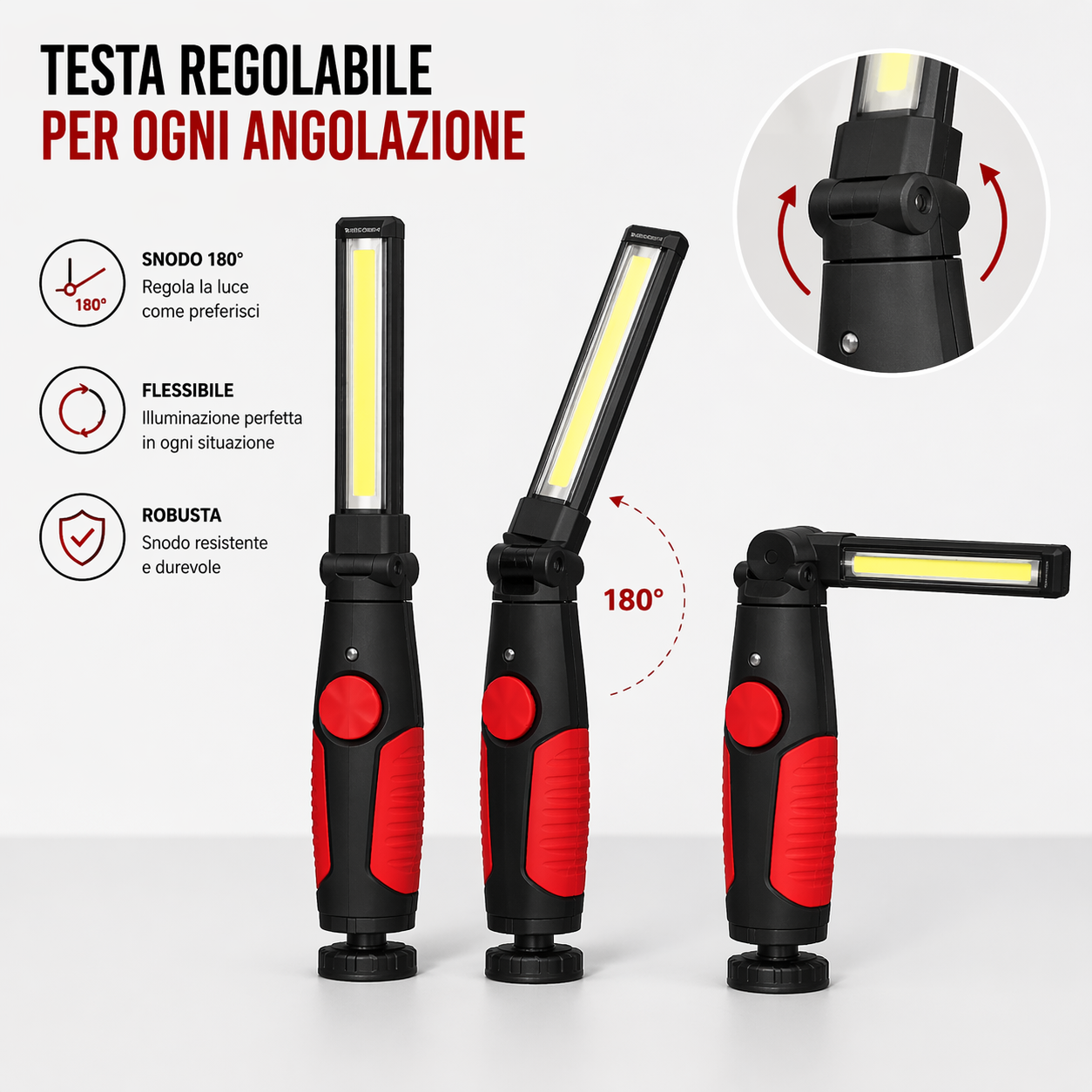 Torcia LED da Lavoro USB