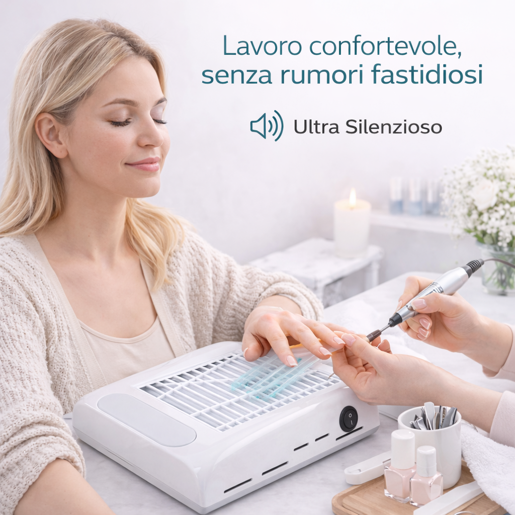 Aspiratore Professionale per Unghie 80W
