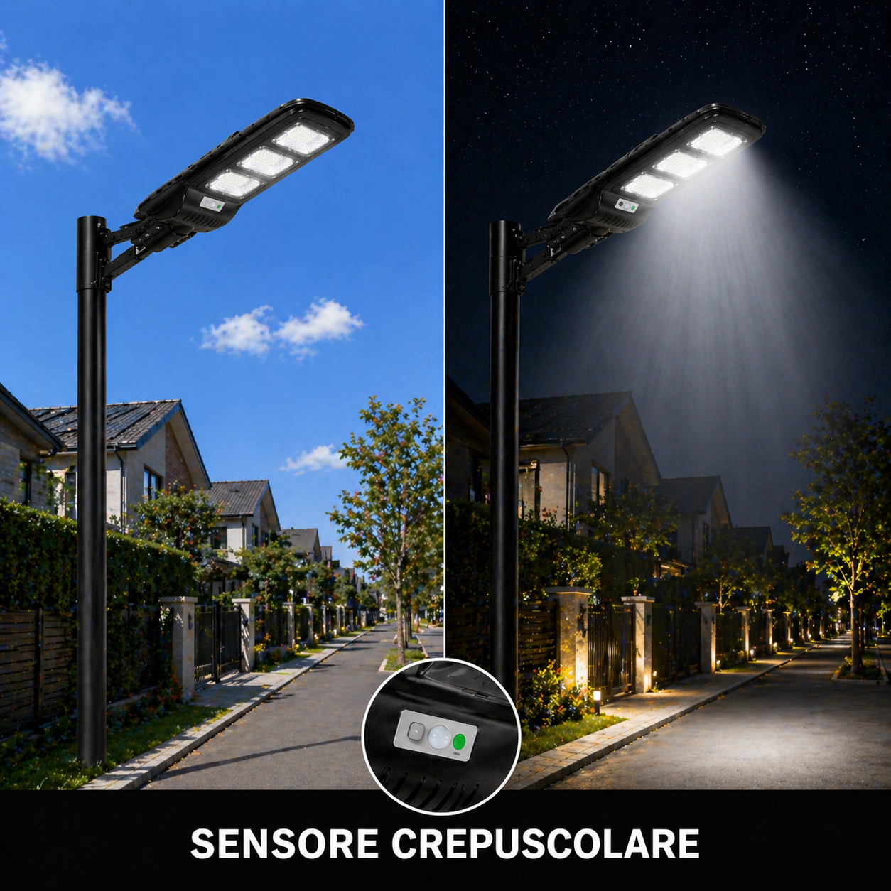 Lampione Solare LED 150W