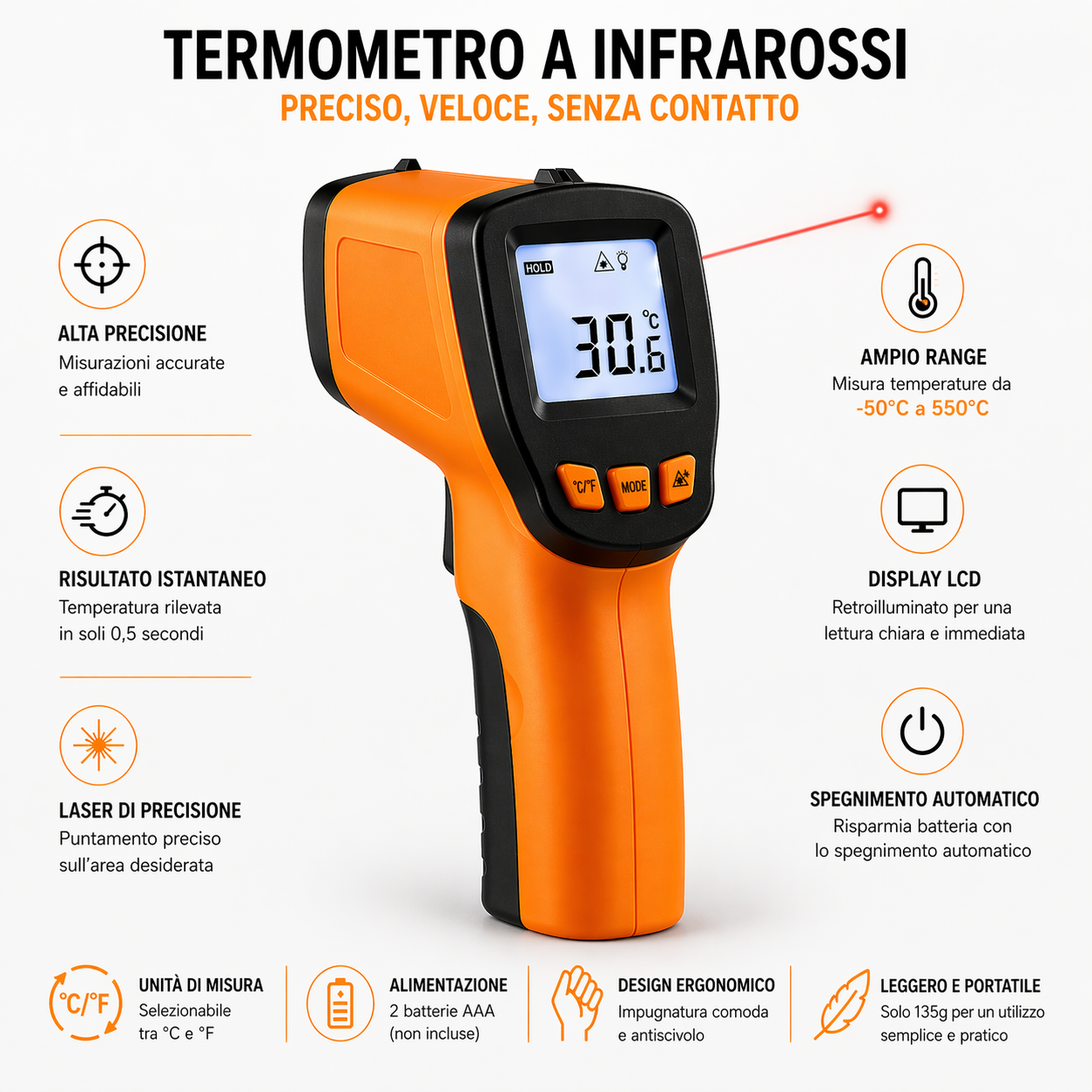 Termometro a Infrarossi