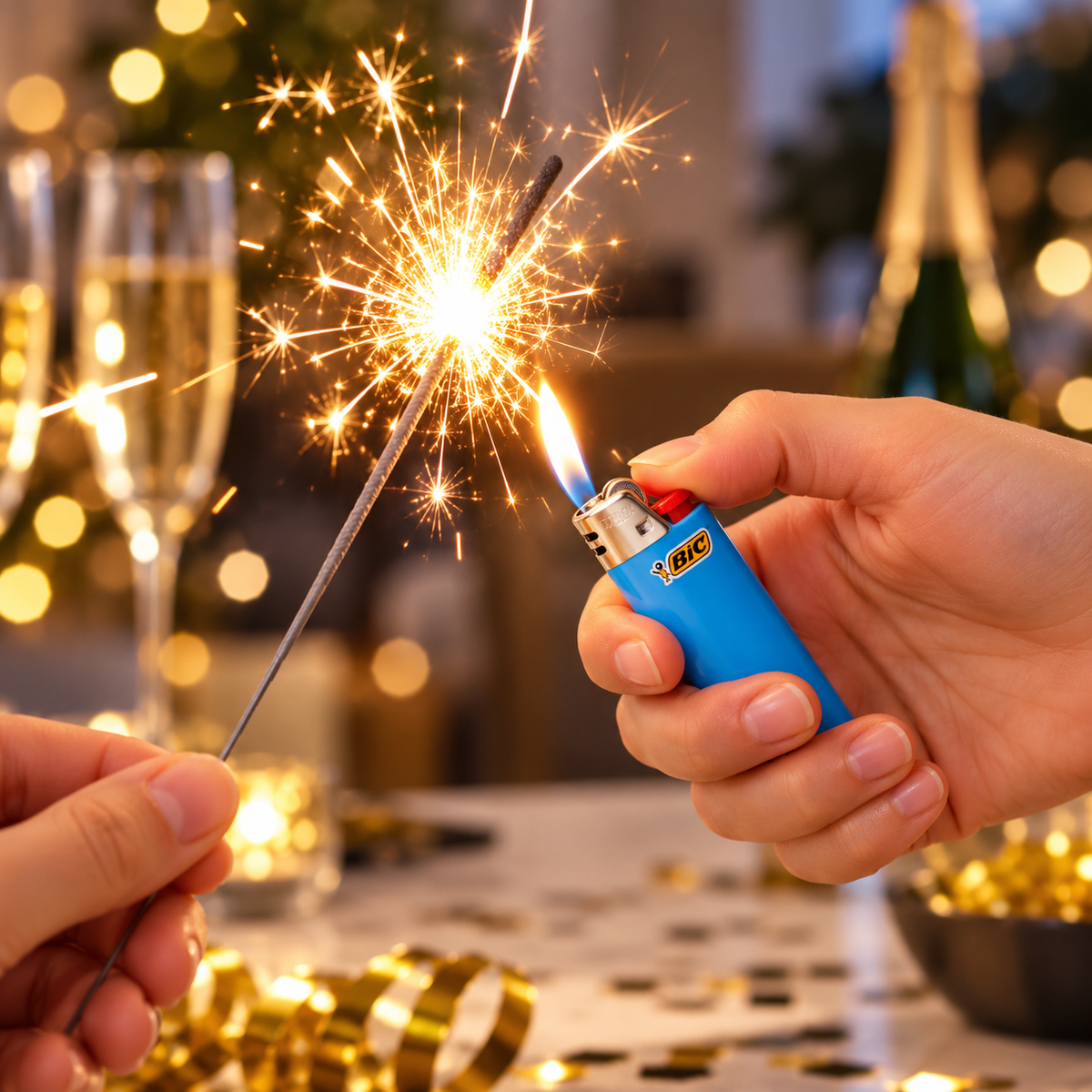 BIC Maxi J26 – Confezione da 50 Accendini a Gas con Colori Assortiti