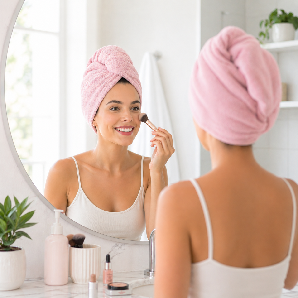 Asciugamano Turbante per Capelli in Microfibra