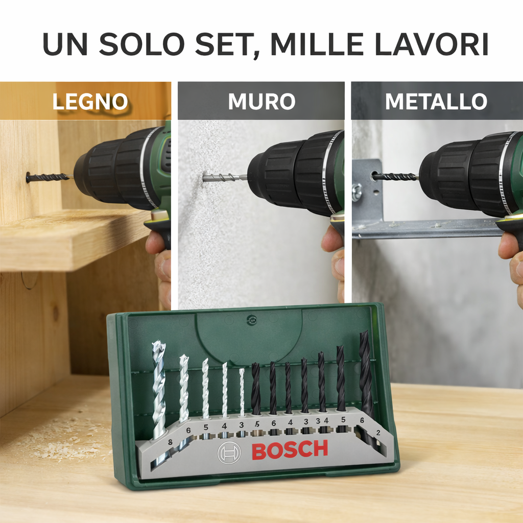 Bosch Home and Garden X-Line - Set Mini di 15 Punte