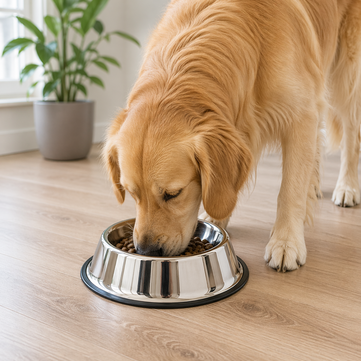 Ciotola per Cani e Gatti in Acciaio 26 cm
