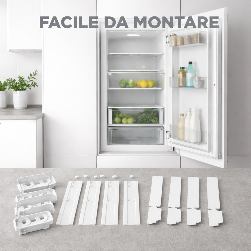 Kit Guide per Montaggio Porta Frigorifero da Incasso