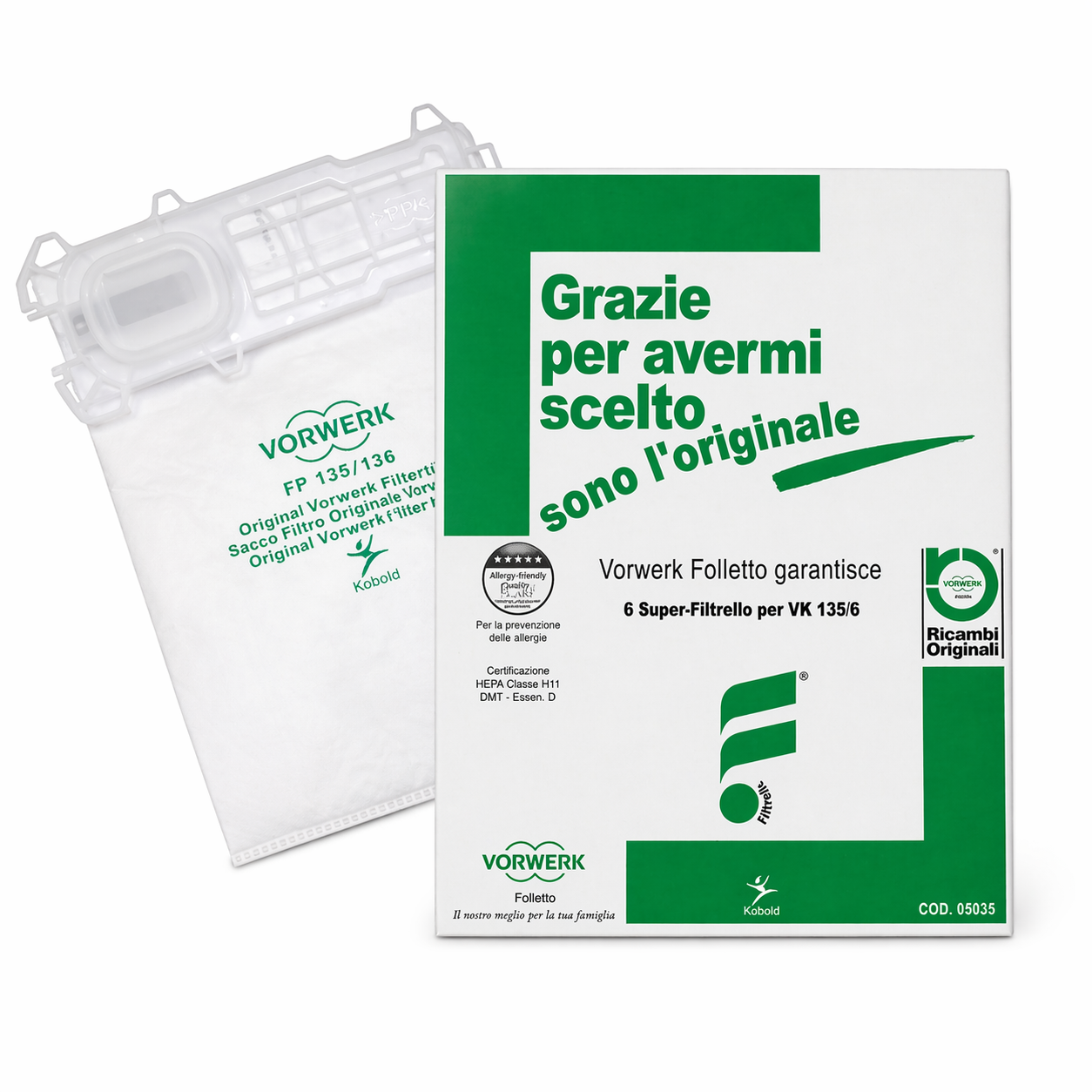 Sacchetti Originali Folletto VK 135/136
