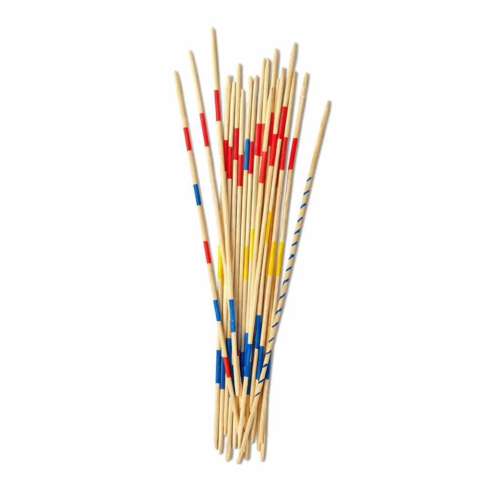 Gioco Shanghai in Legno con 31 Bastoncini Colorati