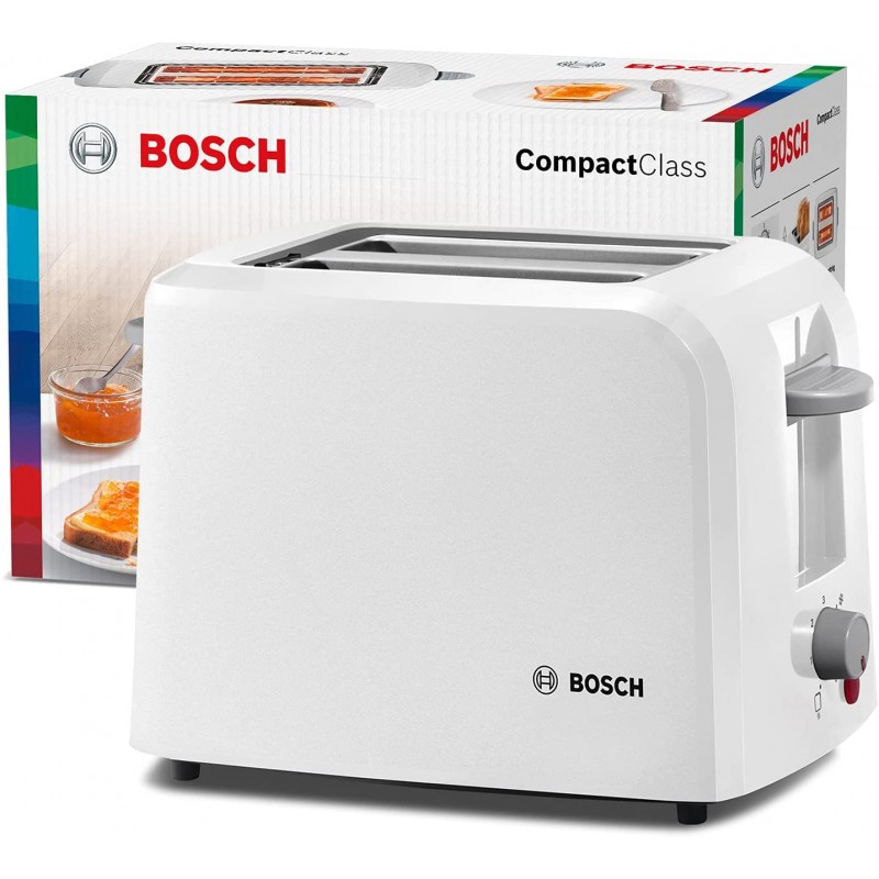 Bosch Tostapane Compatto 980 W con 2 Scomparti