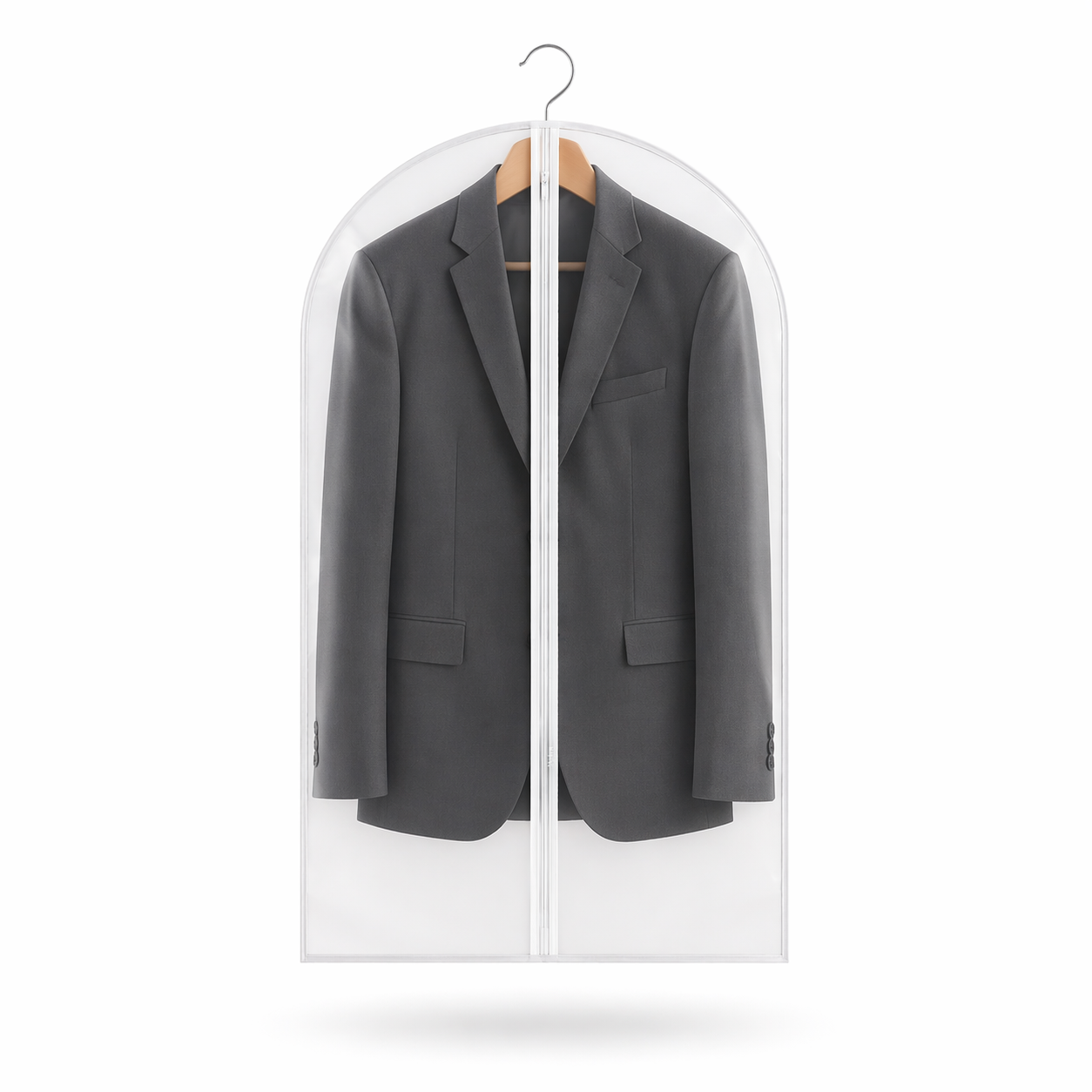 Copriabiti 60×100 cm Trasparente Antipolvere Riutilizzabile per Vestiti, Giacche e Cappotti