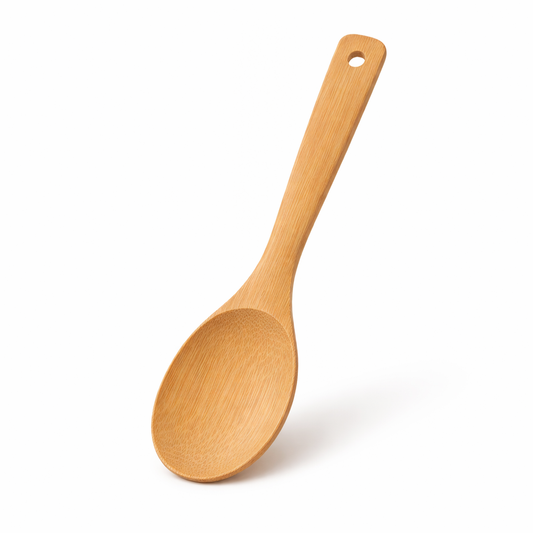 Cucchiaio da Cucina in Bambù 30 cm Antigraffio ed Ecologico