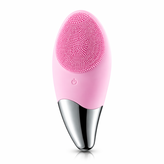 Spazzola Viso Elettrica in Silicone Vibrante Massaggiante, Impermeabile e Ricaricabile