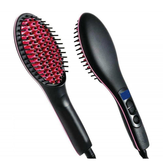 Spazzola Elettrica Lisciante per Capelli con Setole in Ceramica