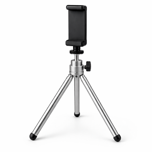 Treppiede a Tre Sezioni con Supporto Smartphone