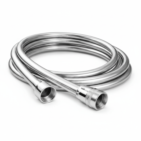 Tubo Doccia PVC Bianco 200 cm