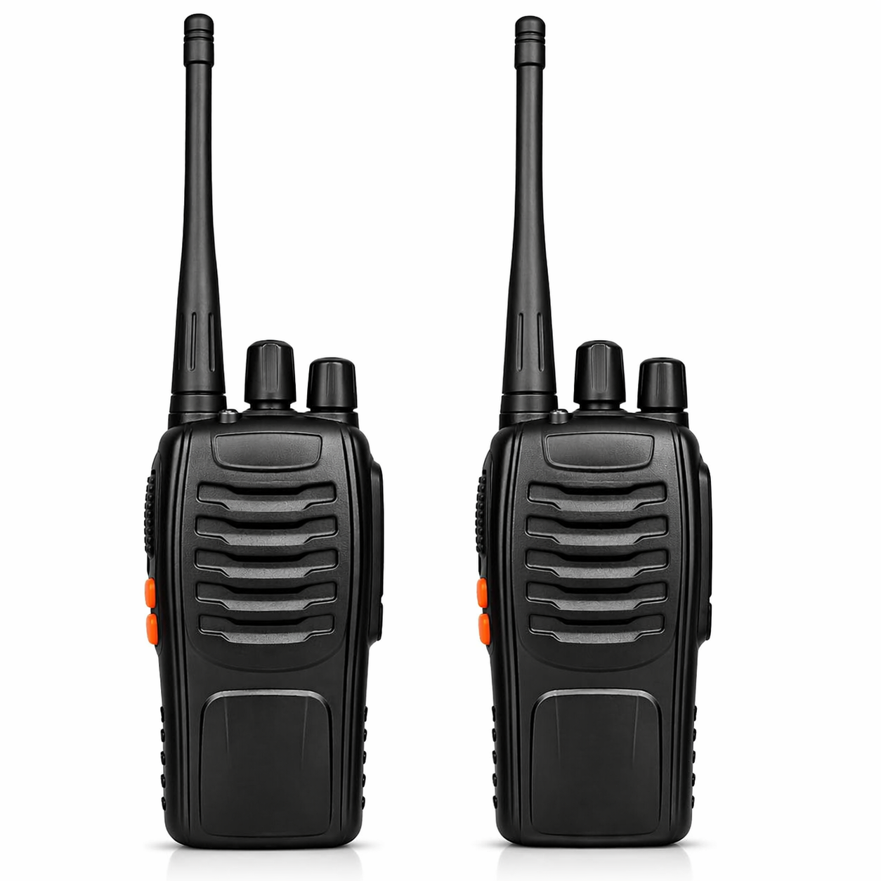 Coppia Walkie Talkie 5W Professionali con Auricolari e Base di Ricarica