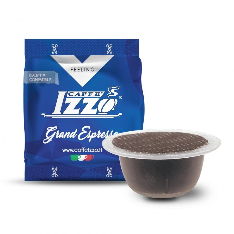 100 Capsule Caffè Miscela Grand Espresso Izzo Bialetti