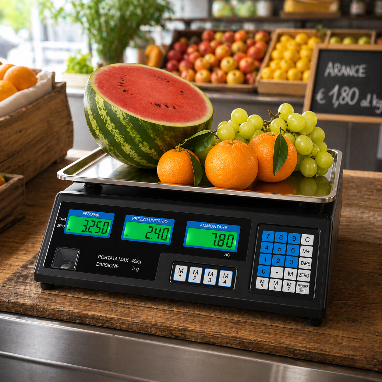 Bilancia Elettronica Digitale 40kg con Display LCD ad Alta Precisione