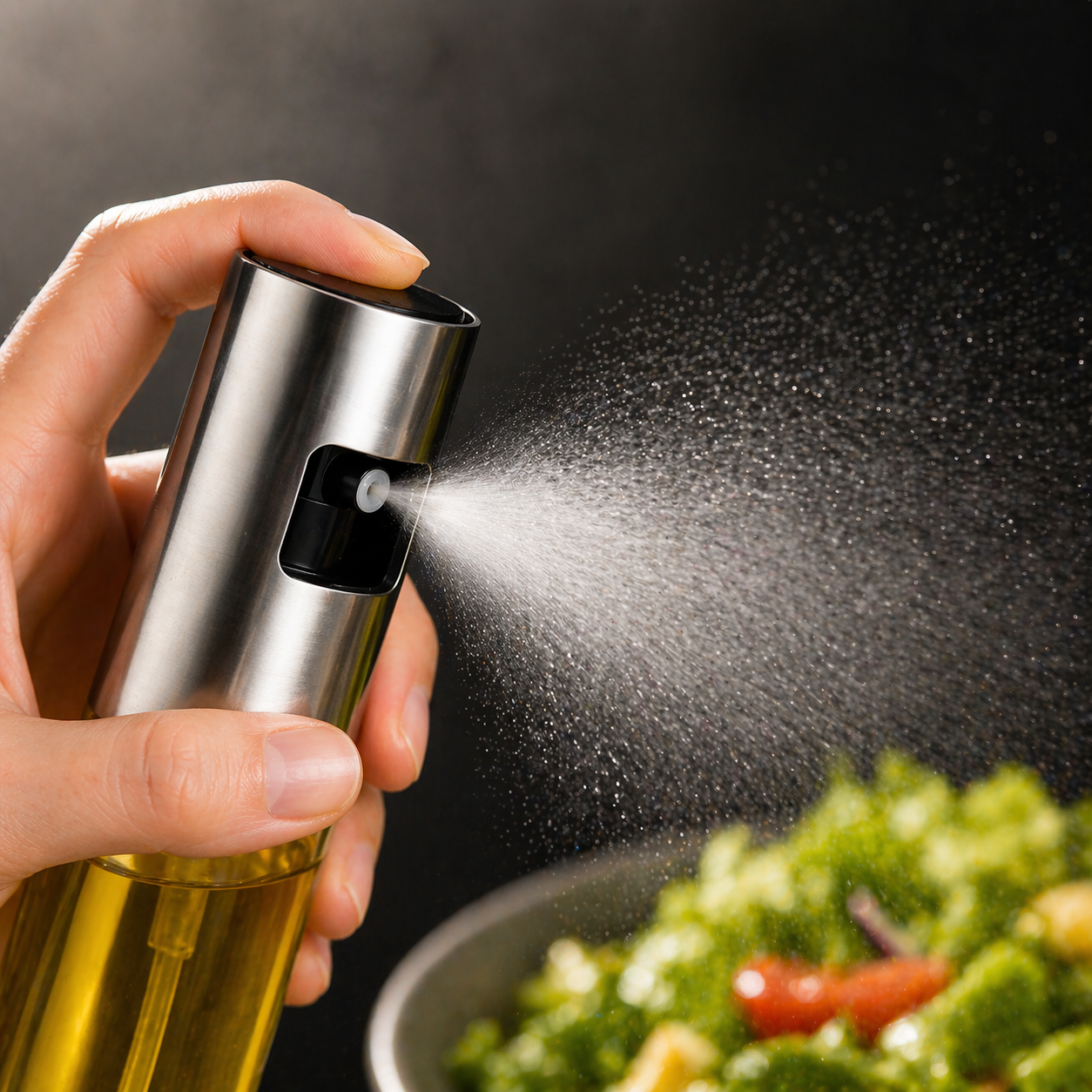 Spruzzino Olio 100ml per Friggitrice ad Aria per Condimenti Precisi