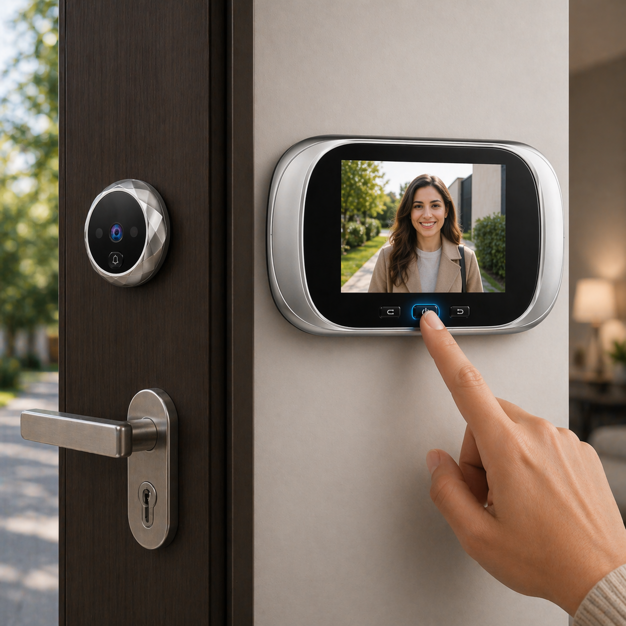 Spioncino Digitale 2,8 Pollici per Porta Blindata con Telecamera HD