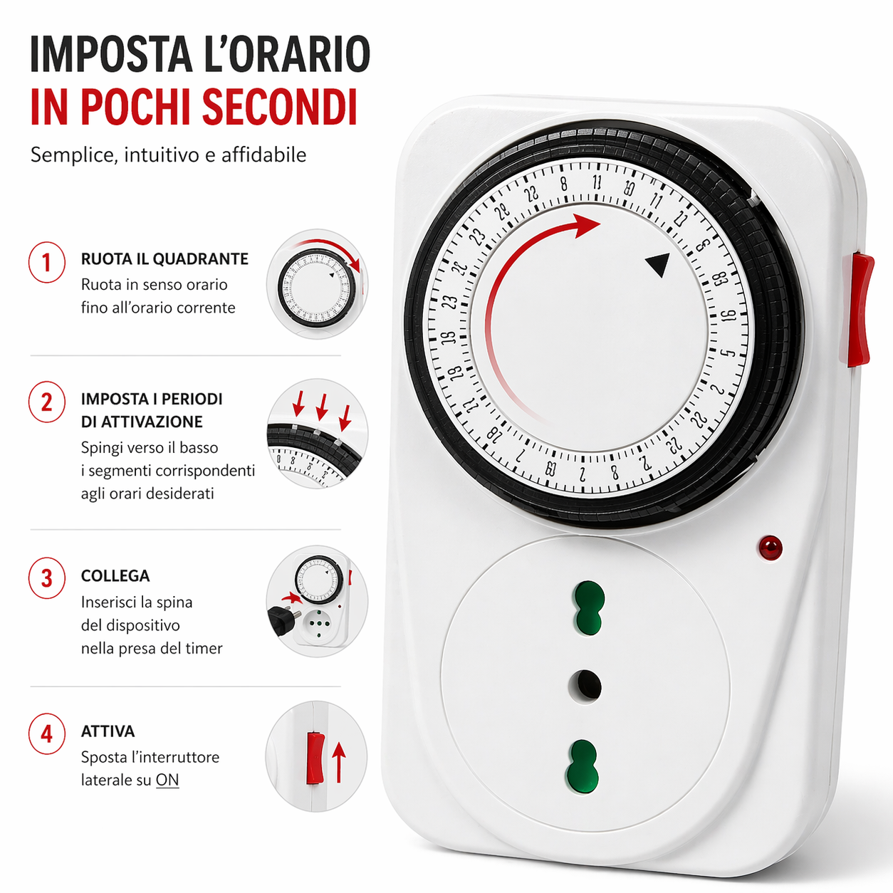 Timer Presa Elettrica