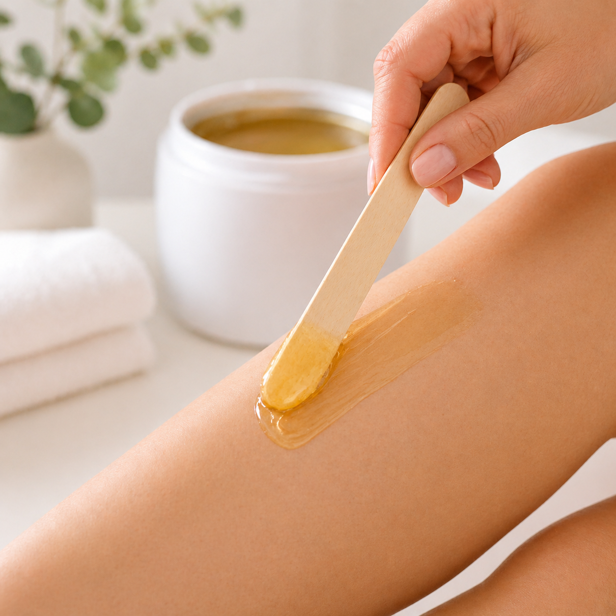 50 Spatole Stendi Cera in Legno per Depilazione Igienica e Professionale