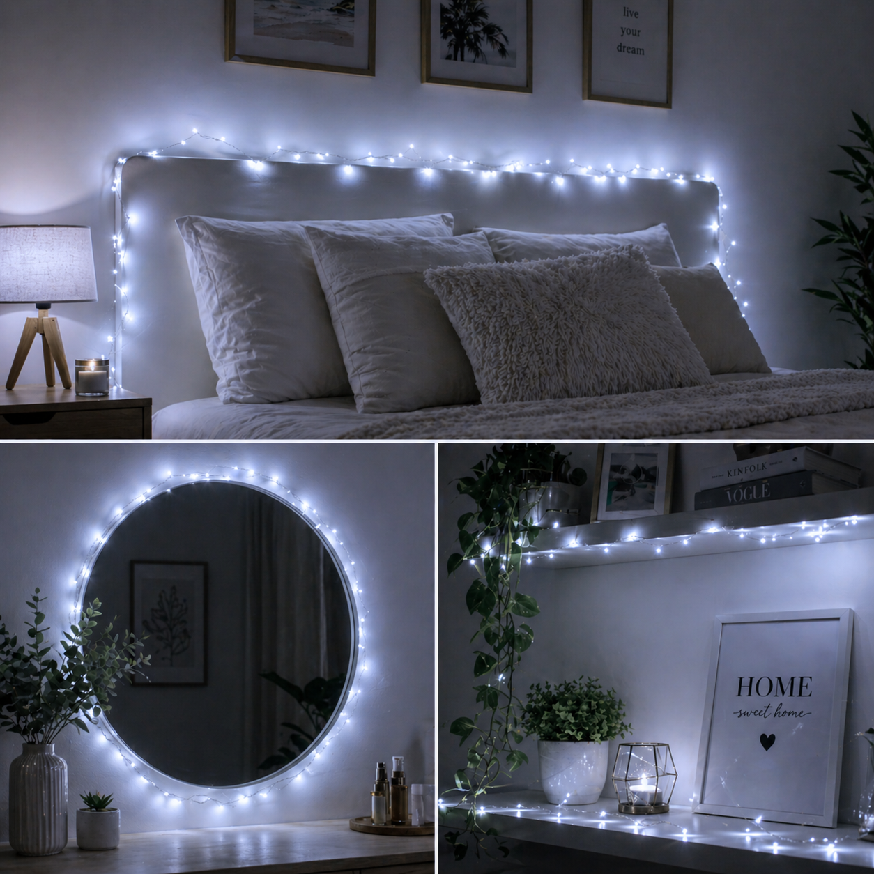 50 Luci LED su Filo Flessibile
