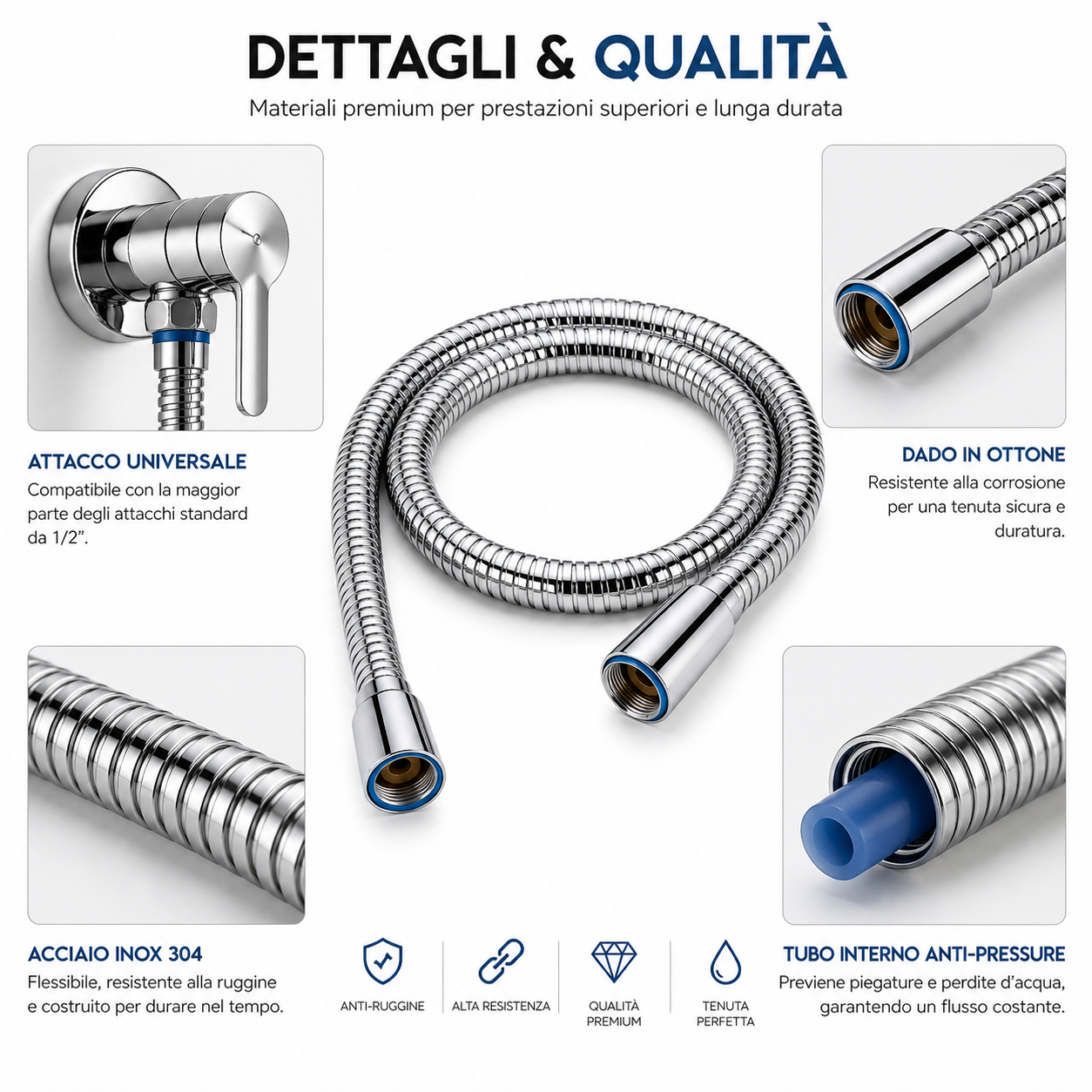 Tubo Doccia Estensibile