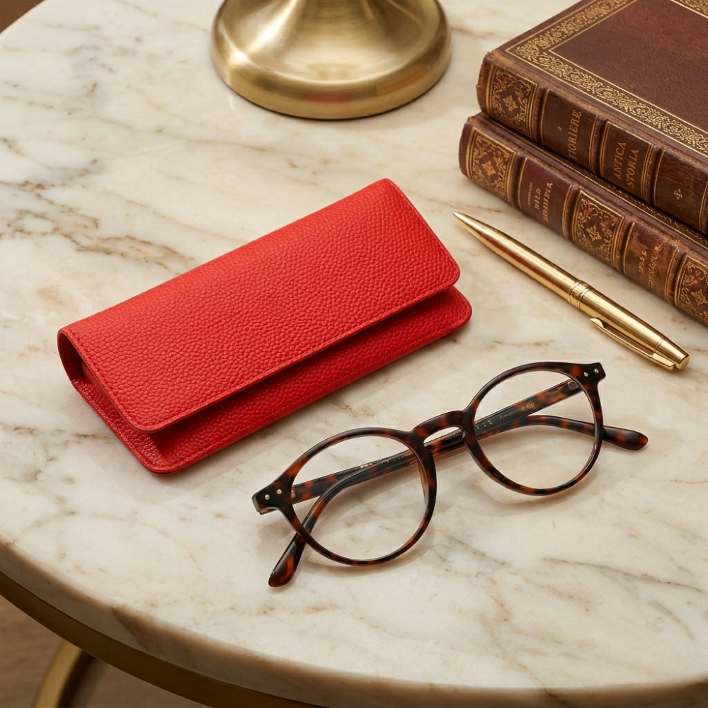 Occhiali da Lettura +1.50 con Custodia Rossa