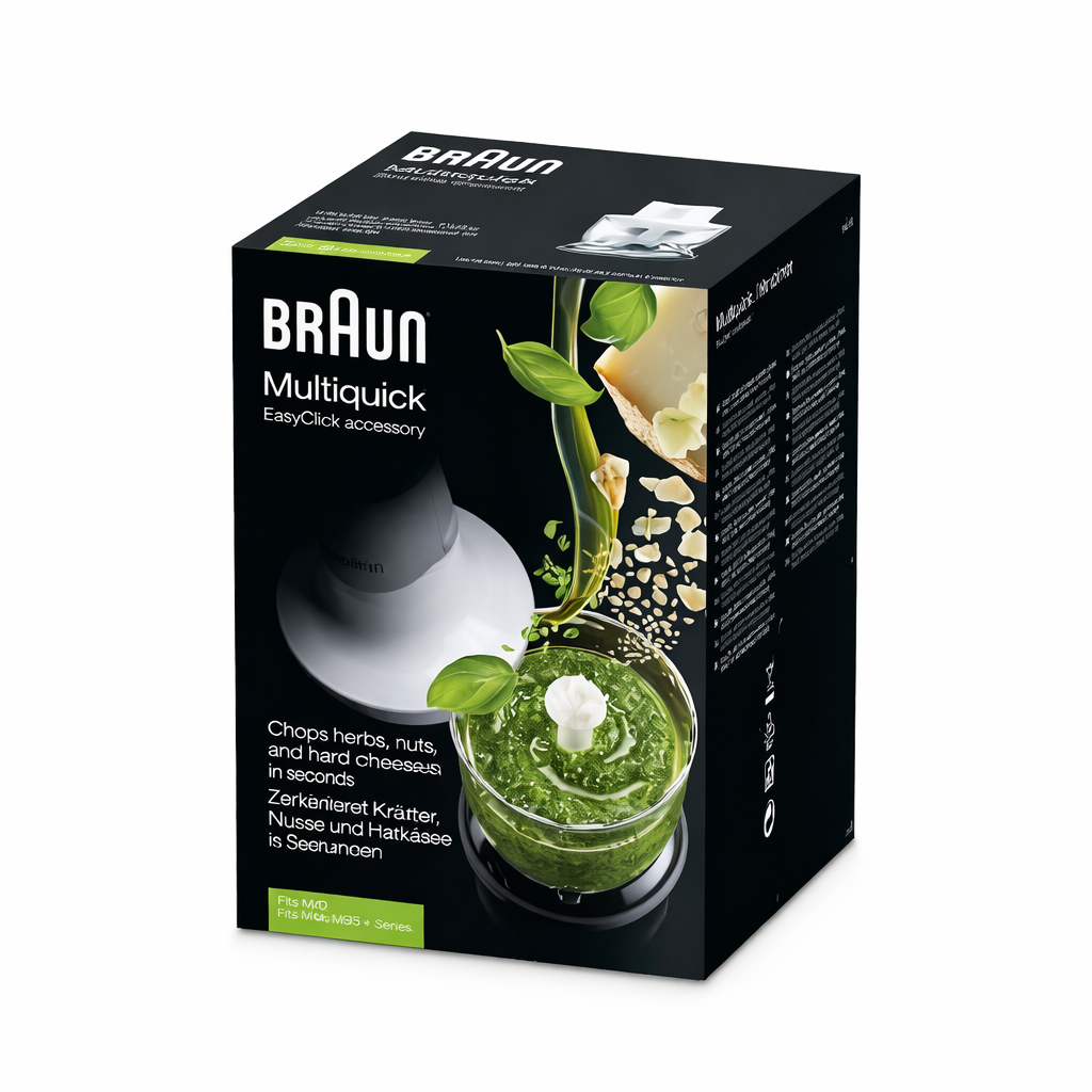 Braun MQ20 Mini Tritatutto - Accessorio per Minipimer, Bianco
