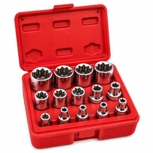 Set di 14 Chiavi a Bussola Torx