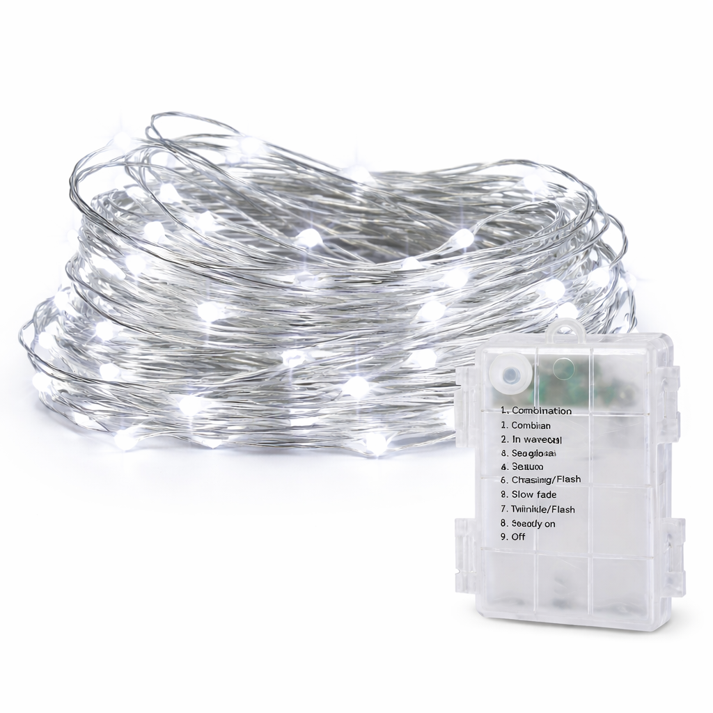 50 Luci LED su Filo Flessibile