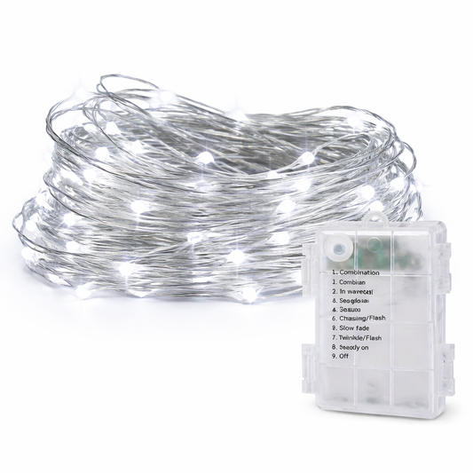 50 Luci LED su Filo Flessibile