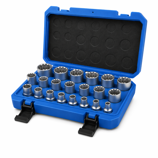 Kit 19 Chiavi a Bussola Torx Millerighe