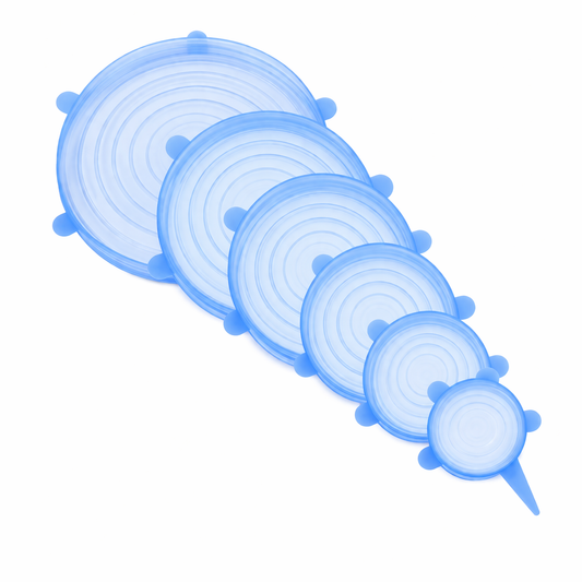 Set 6 Coperchi Ermetici in Silicone