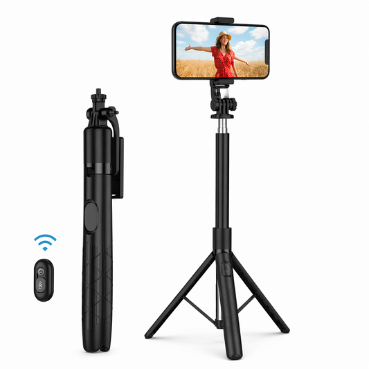 Selfie Stick Bluetooth con Treppiede