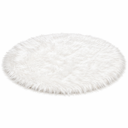 Tappeto Sotto Albero in Finta Pelliccia 120 cm