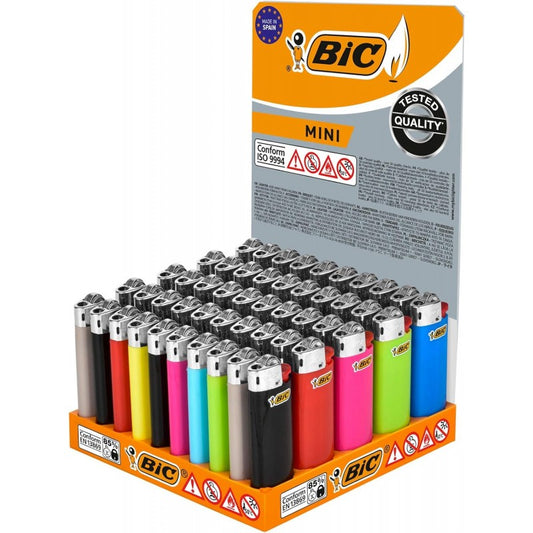 Accendini Bic Mini J25 box da 50 pezzi