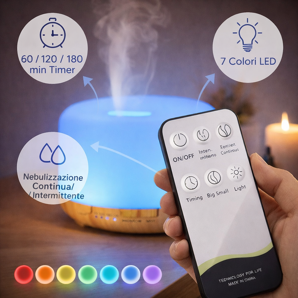 Diffusore di Oli Essenziali 300ml