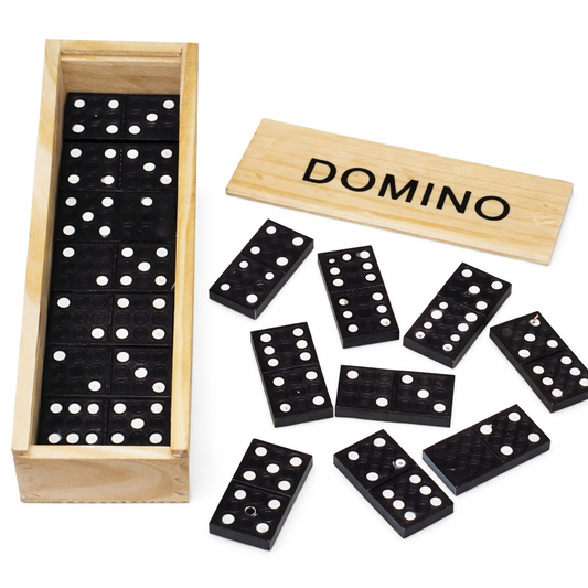 Domino in Legno Classico – Set Completo Compatto e Resistente
