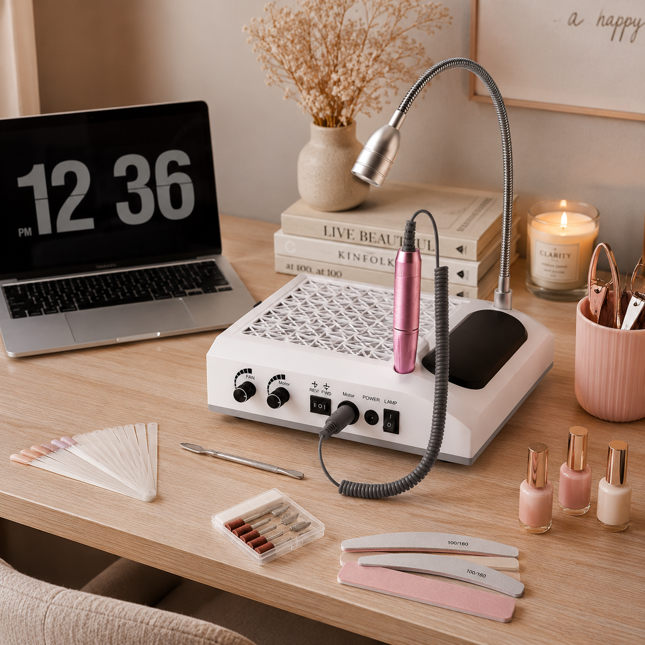 Aspiratore Unghie 4 in 1