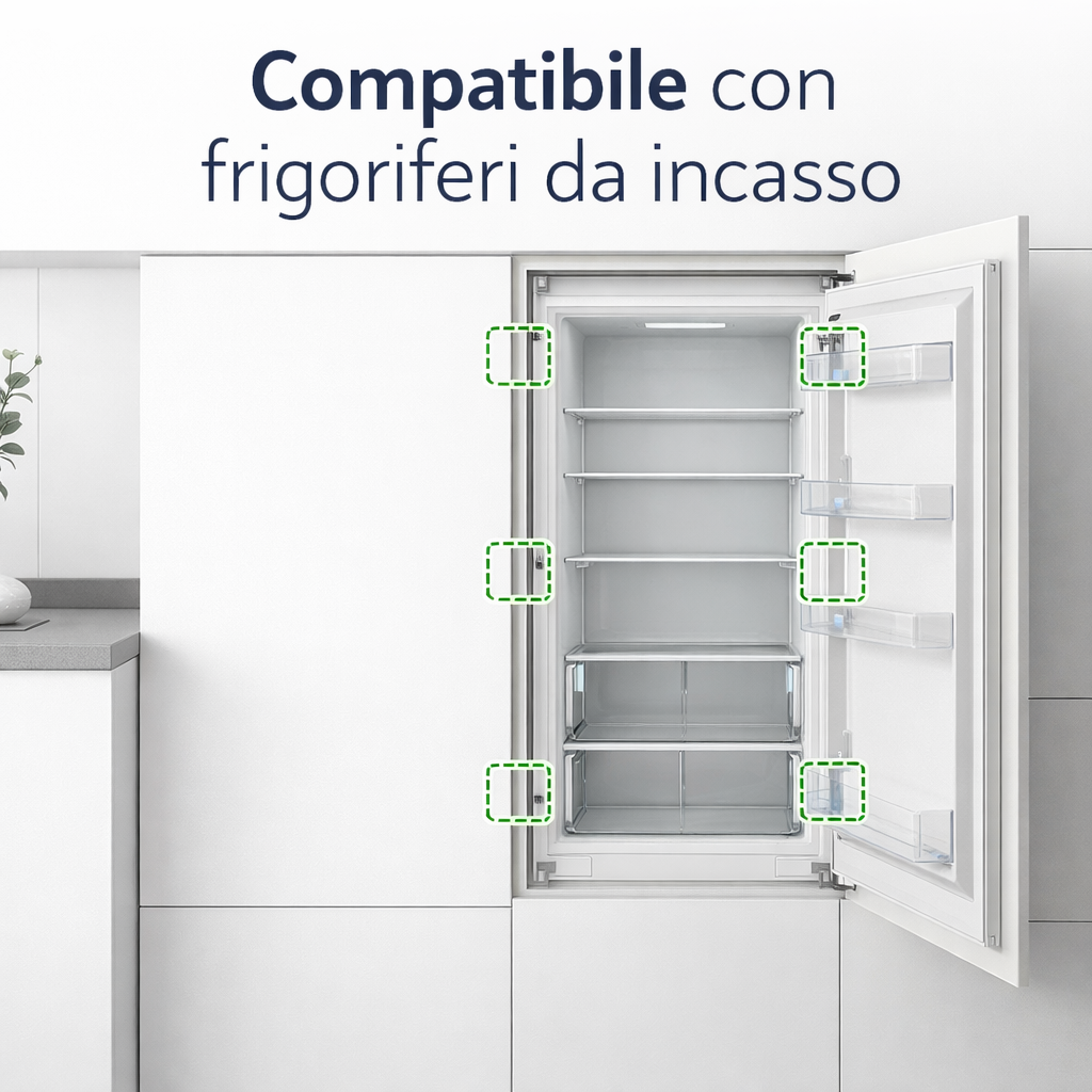 Kit Guide per Montaggio Porta Frigorifero da Incasso