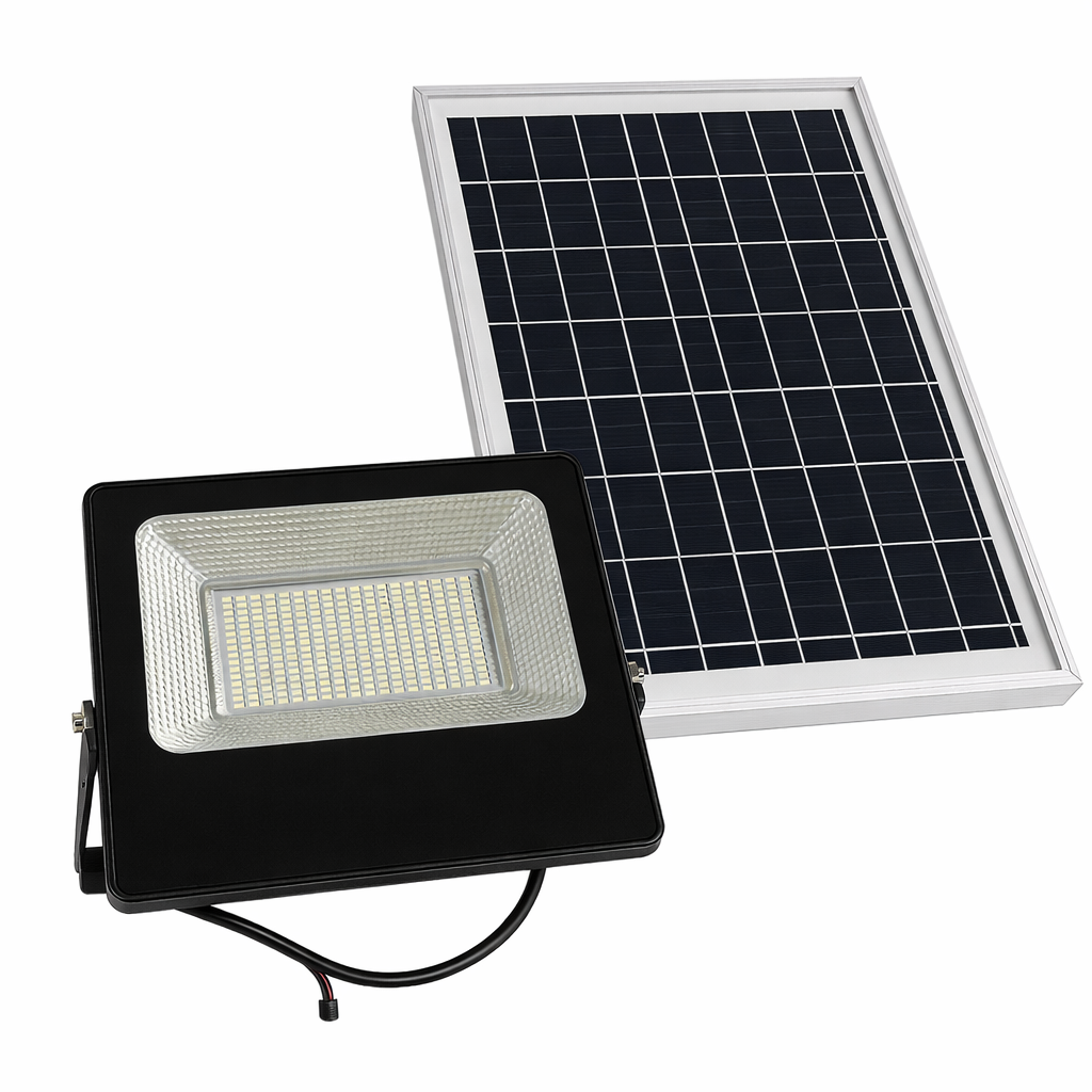 Faro LED con Pannello Solare 800W