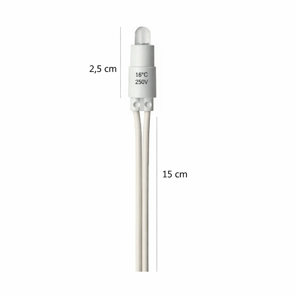 Spia Led Interruttore Luce Bianca da 230V