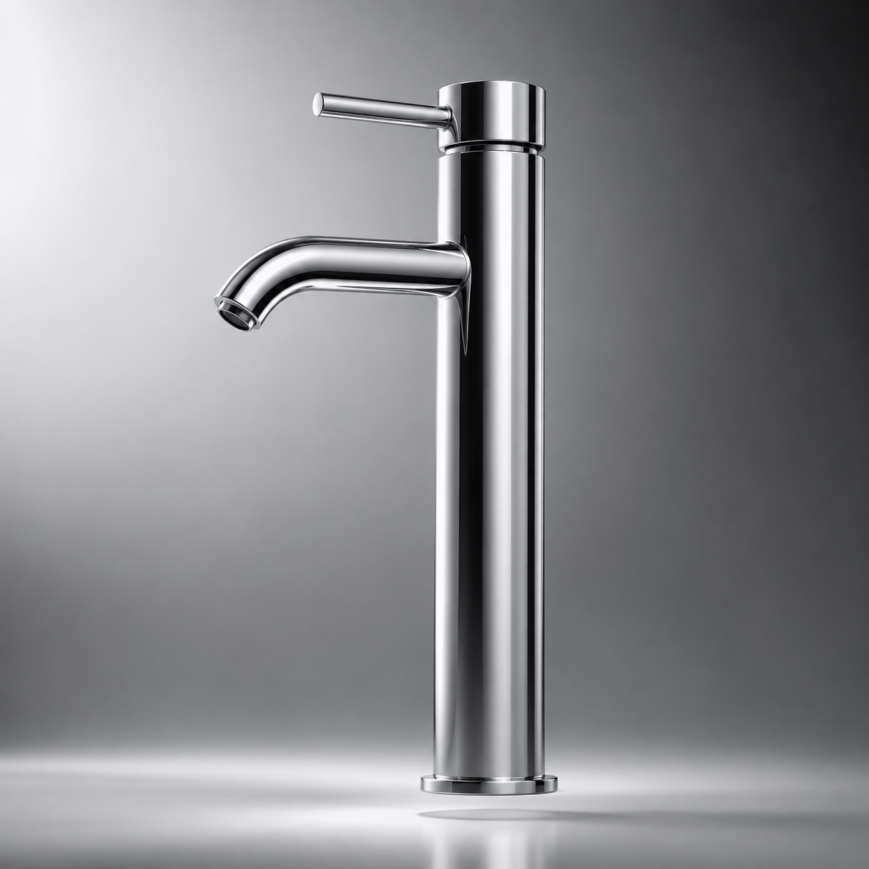 Rubinetto Lavabo Alto Cromato – Miscelatore Monocomando Design Moderno
