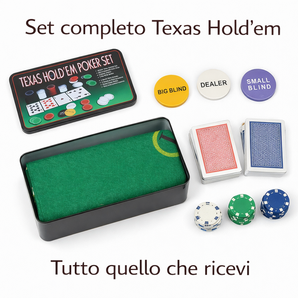 Set completo da Poker Texas Hold’em